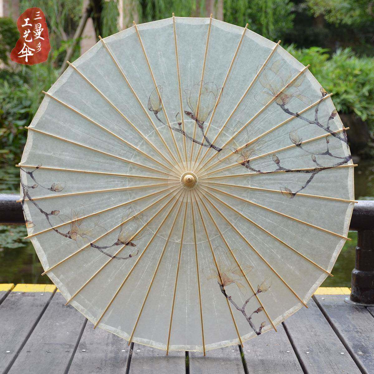 照油纸伞伞晴雨两用防古风古装汉服158拍道具雨伞手工雨伞古典装