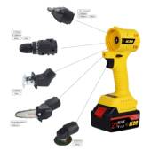 工具园林切伐木 改装 充锂电多工具套装 46用割宝万用宝组合套电装