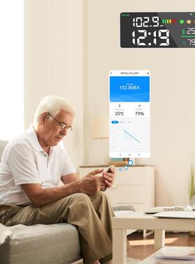 大壁屏显示式声级DM165A-W计噪音检测仪挂分贝计噪音测量厂仪家英