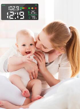 挂式壁噪音DM165A计钟l大屏幕时ed显示英文版