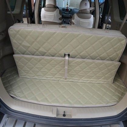 适用09 11 12 13汉兰达后备箱后仓后车厢垫折叠版汽车改装饰靠背