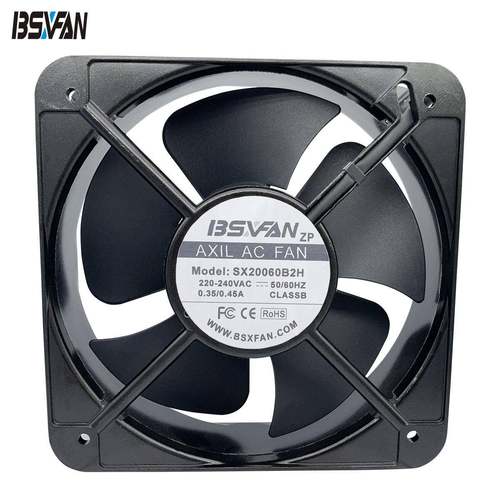 20060散热风扇220V380V双滚珠电气控制柜自动化工控设备风扇