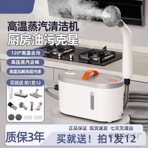 2025新款家用蒸汽清洁机多功能一体家用厨房油烟高温高压家电清洗