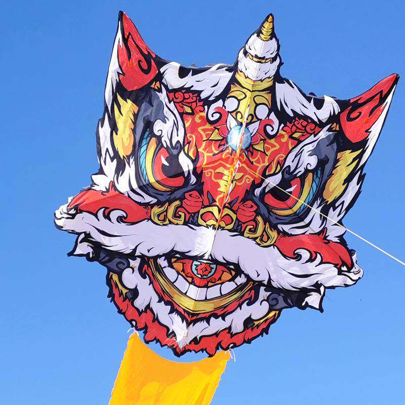 醒狮风筝舞狮狮子狮来运转飞黄腾达大型大人专用微风易飞风筝