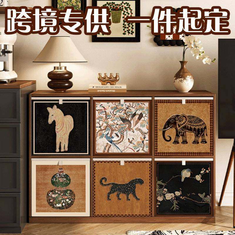 中古风卡莱克格子柜衣服收纳箱大容量折叠布艺收纳筐非藤编整理盒,鲜花速递/花卉仿真/绿植园艺,割草机/草坪机,淘宝优惠券,粉丝福利购,淘宝优惠卷