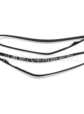 适用于丰田2020款FORTUNER前灯罩大灯框ABS电镀件黑色件改装饰件