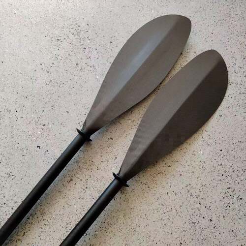 便携式可拆卸全碳纤维两节皮划艇桨船桨二节3孔