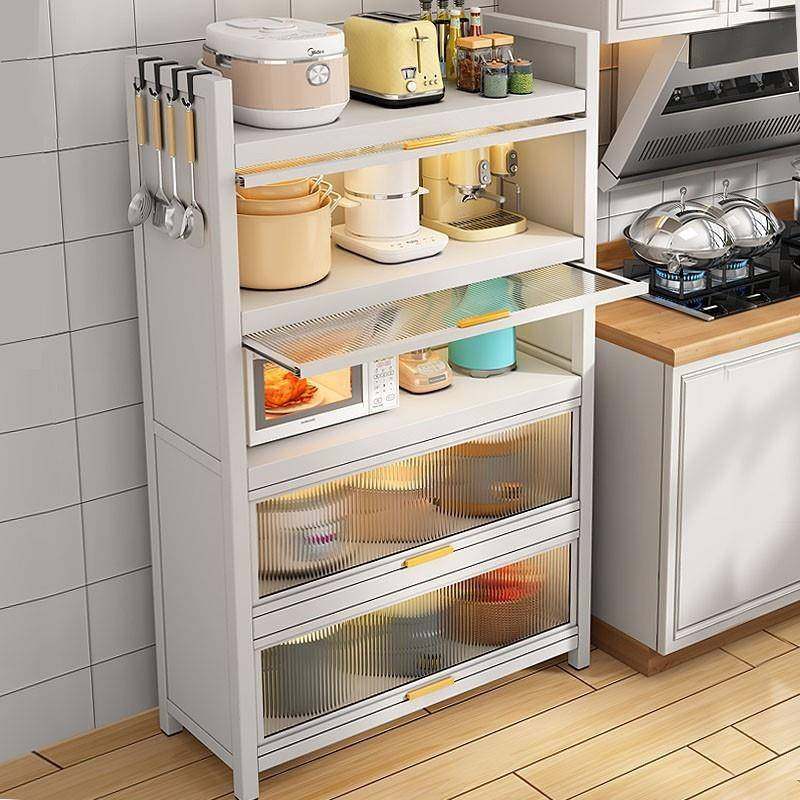 厨房置物架带柜门落地多层多功能橱柜微波炉烤箱电器置物储物碗柜,工业油品/胶粘/化学/实验室用品,其他实验室设备,淘宝优惠券,粉丝福利购,淘宝优惠卷