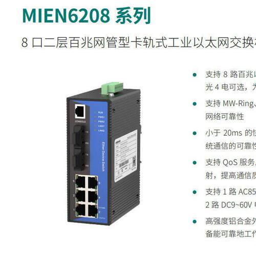 迈威MIEN6208-2S-SC20-AD2202光6电