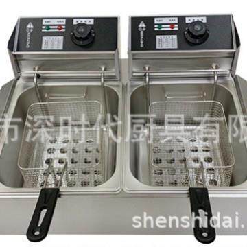 P量大订货产品台式6L+6L不锈钢商用电炸炉201电热双缸双筛油炸,农用物资,其他肥料,淘宝优惠券,粉丝福利购,淘宝优惠卷