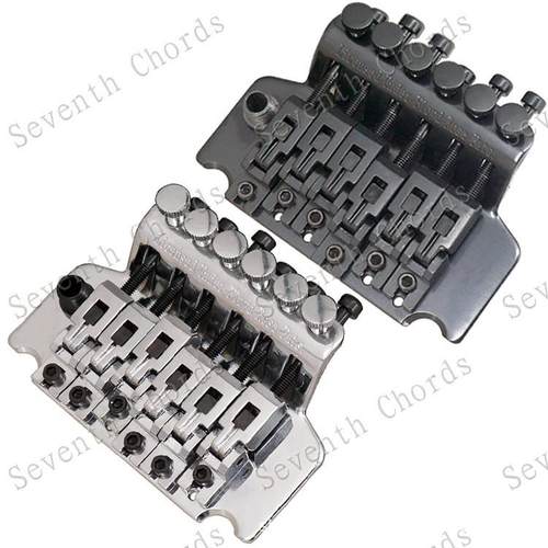 电吉他配件电吉他双摇琴桥双摇颤音系统拉弦板弦桥颤音器黑C2