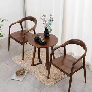 美特餐椅中式椅子北欧单人靠背靠背椅实木书房总统餐厅简约家用