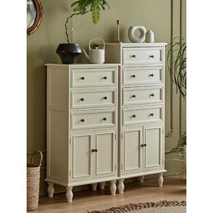 美式复古实木斗柜卧室多层收纳柜家用抽屉式储物柜小型简约收纳柜