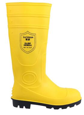 君御G-XF-02G-XF-02防砸防穿刺防化靴（双钢靴）黄色