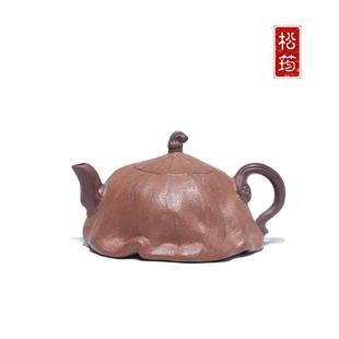原矿段泥粉浆全手工薄胎莲蓬200ML仿生器创意茶壶茶具宜兴紫砂壶