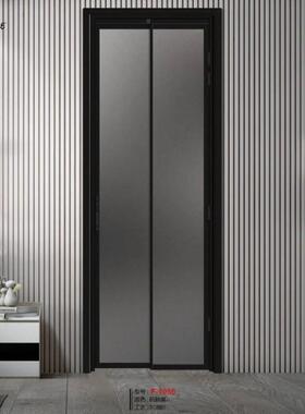 铝合金小PT门PD门玻璃门平开推拉门厨房门厕所门洗手间门时尚轻奢