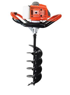 汽油手提式地钻挖坑机大功率小型打洞机48144F果园植树打桩钻孔机