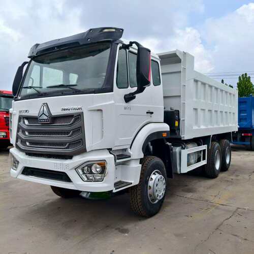 出口非洲豪沃自卸车375马力6x4翻斗车渣土后翻自卸车