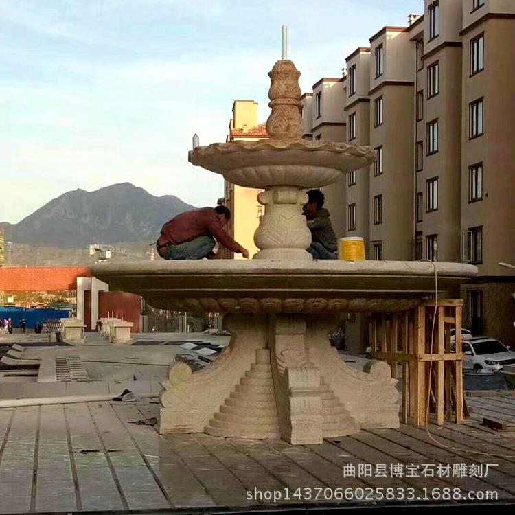 花岗岩石雕喷泉雕塑园林广场水系工程小区景观喷泉流水摆件优惠