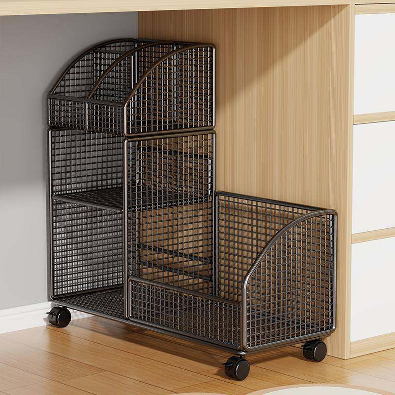 边办公桌落地收纳小书架书桌下带轮置物架书本书柜桌旁可移动推车,纺织面料/辅料/配套,纺织机械配件,淘宝优惠券,粉丝福利购,淘宝优惠卷