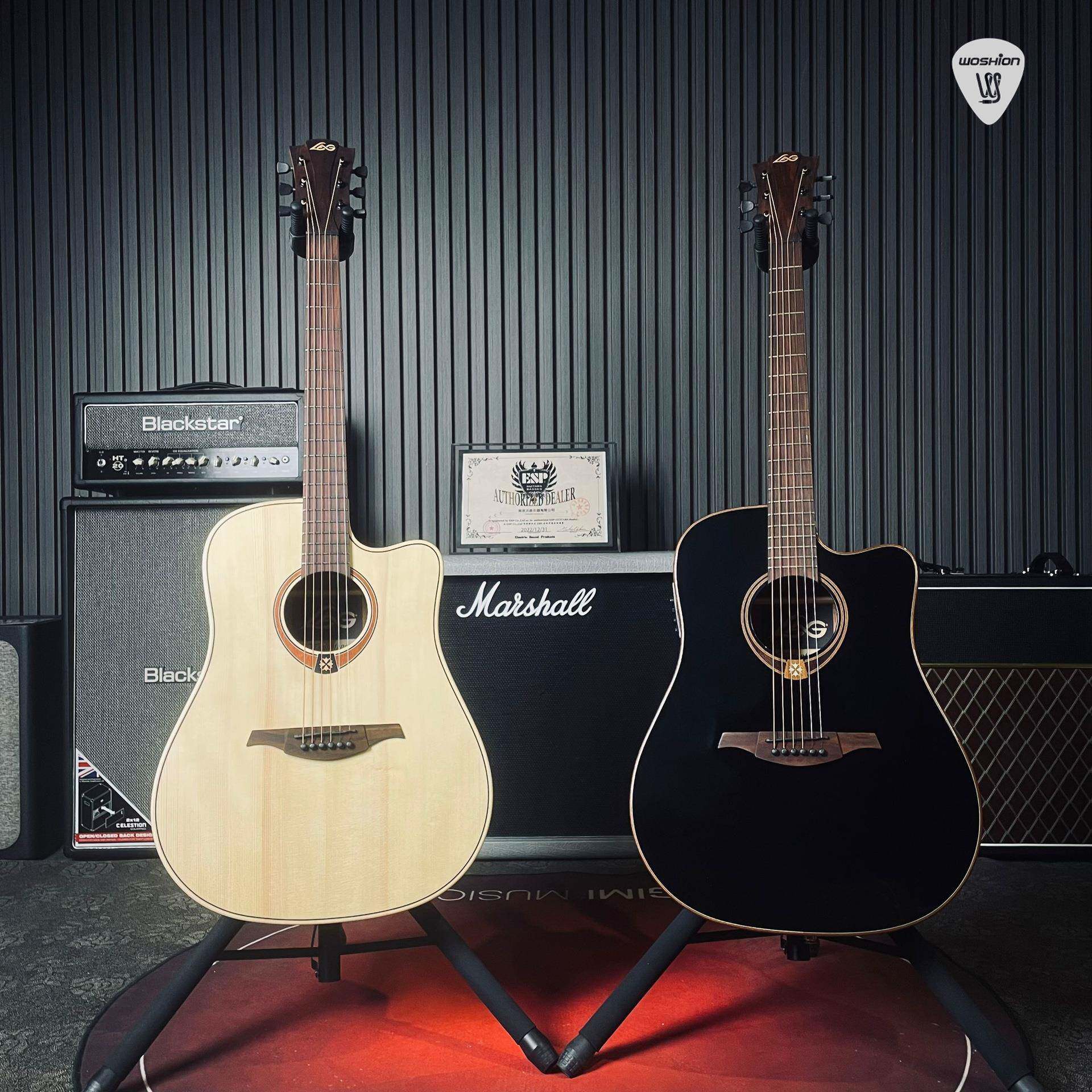 法国LAG单板电箱吉他面单T118DCET70DC民谣吉他弹唱指弹木吉他