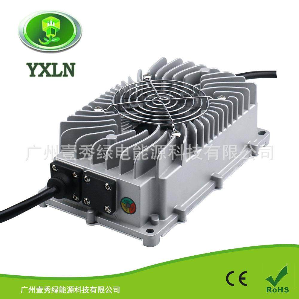 60V防水车载充电器60V铅酸车载充电器60V6A防水智能充电器单电压