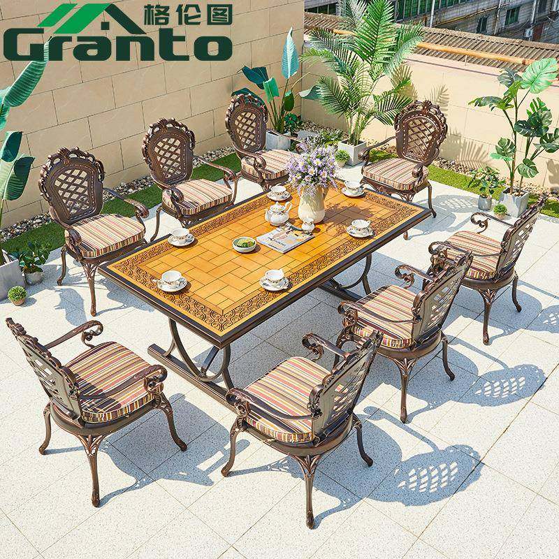 户外铸铝电烤炉欧式别墅花园露天碳烤桌阳台铁艺外摆庭院桌椅家具,纺织面料/辅料/配套,纺织机械配件,淘宝优惠券,粉丝福利购,淘宝优惠卷