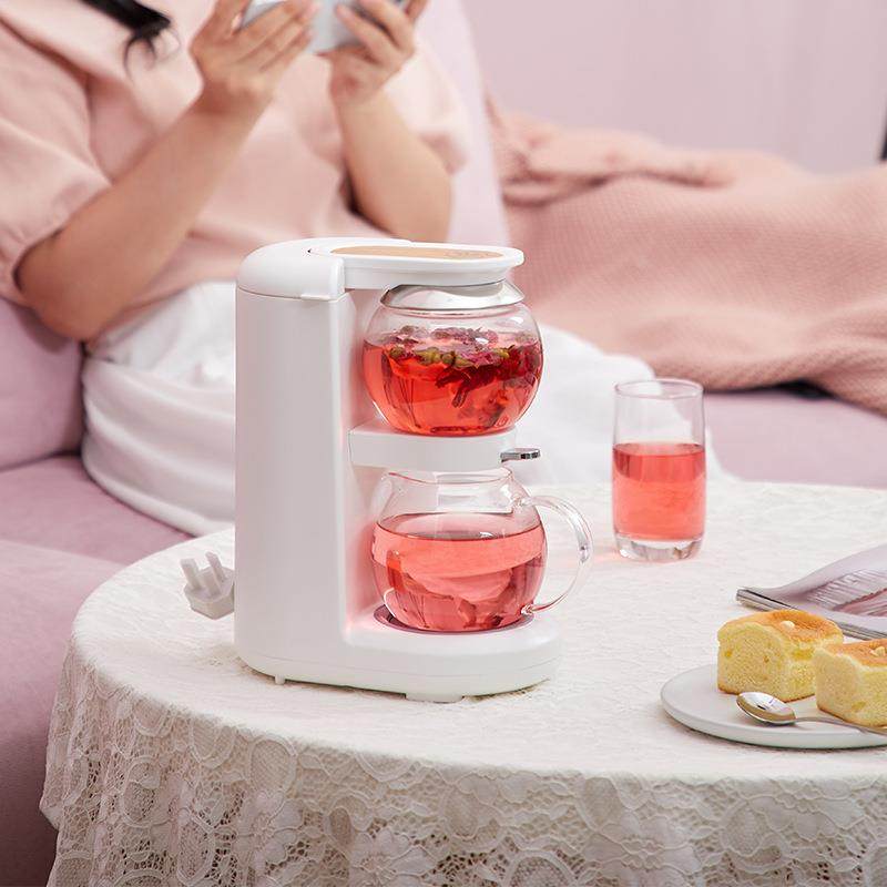 鸣盏煮茶器家用全自动加厚玻璃电水壶多功能茶饮机mini小型养生壶