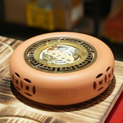 潮红炭炉红泥炉小火炉对联炉枫溪风炉橄榄炭煮茶器潮黄煮茶炉