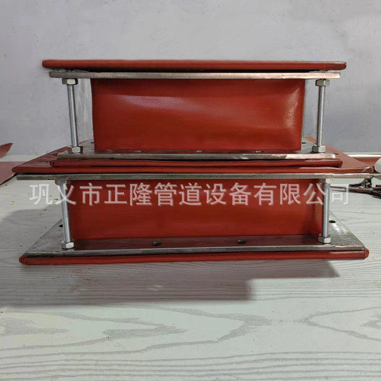 烟气管道脱硫用非金属补偿器蒙皮非金属膨胀节风道耐高温软连接