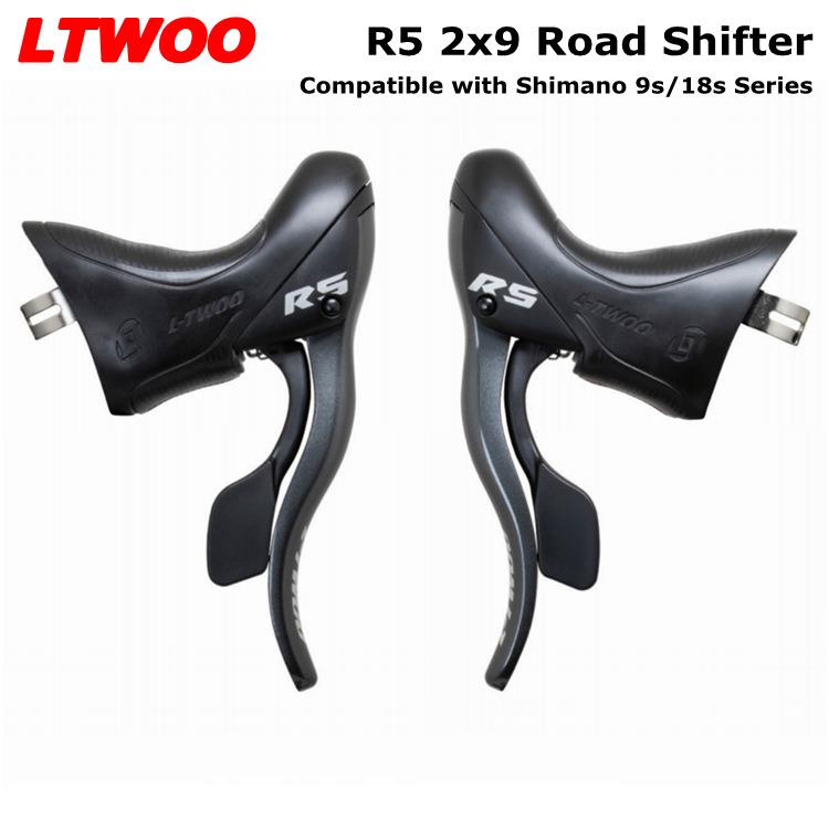 供应LTWOO蓝图R5公路车9速18速变速器手变指拨内走线无螳螂须