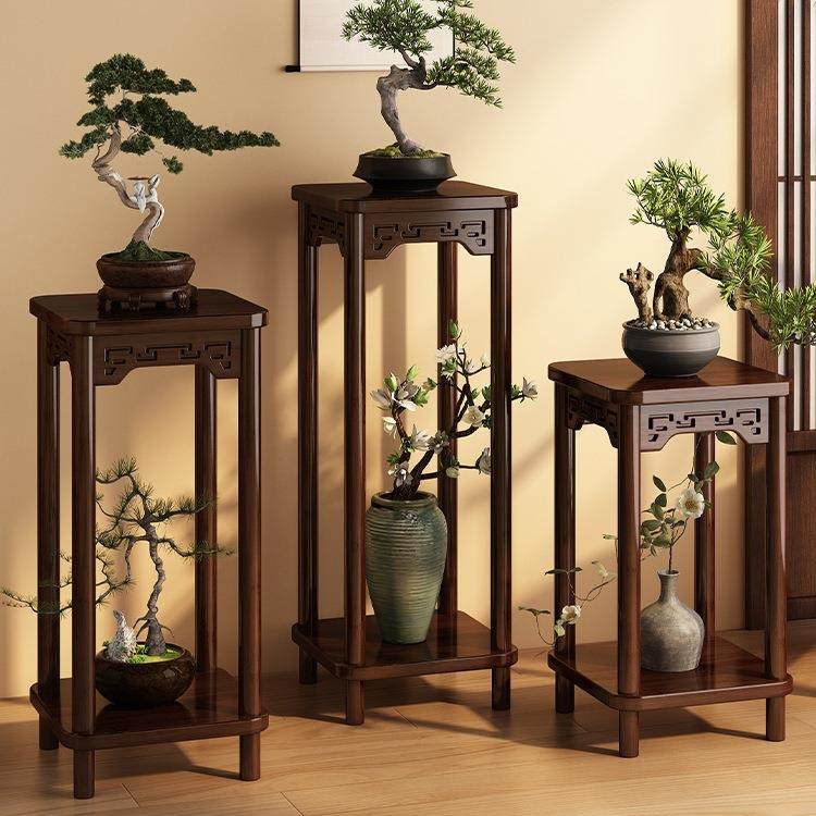花台花架子客厅落地式置物架阳台花盆托架中式多层实木植物架2025,纺织面料/辅料/配套,纺织机械配件,淘宝优惠券,粉丝福利购,淘宝优惠卷