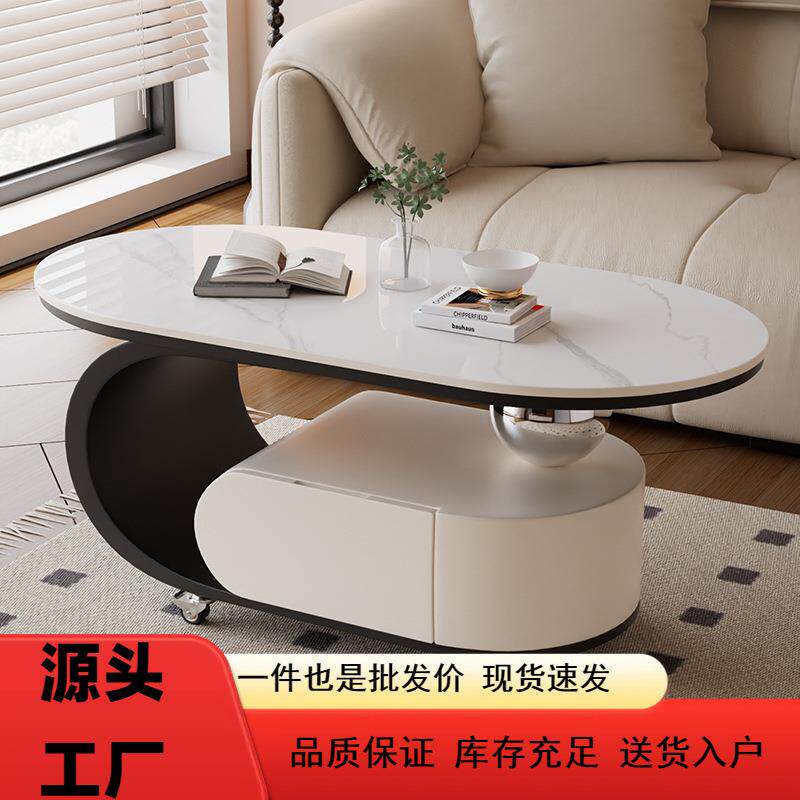 茶几可移动沙发边柜侧柜边桌高级新款简约家用意式客厅家用角几桌