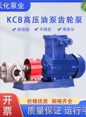 KCB耐高温合金齿轮泵18.3/33.3/55/83.3高压自吸大流量齿轮油泵