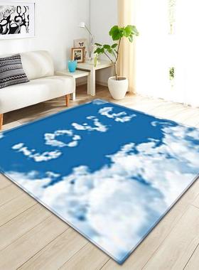 情人节天空客厅门厅厨房地垫ebay图案支持定zhi