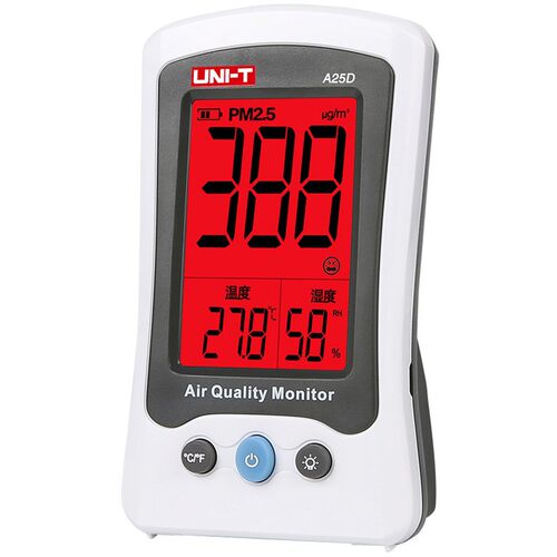 优利德(UNI-T)A25D空气质量检测仪PM2.5家用专业雾霾检测器