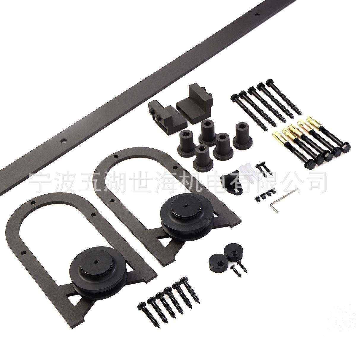 双门谷仓门推拉门五金美式移门轨道滑轮吊轮滑轨推拉门吊轨,农用物资,其他肥料,淘宝优惠券,粉丝福利购,淘宝优惠卷