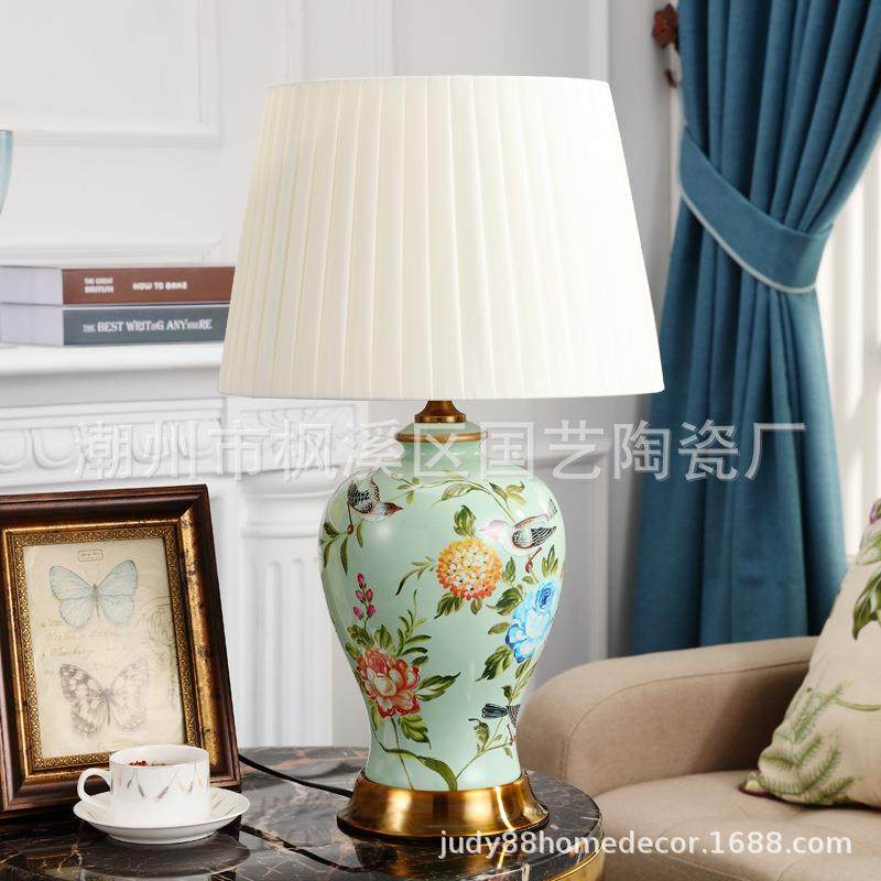 包邮新中式陶瓷台灯古典家用卧室客厅书房装饰结婚浪漫温馨床头灯,农用物资,其他肥料,淘宝优惠券,粉丝福利购,淘宝优惠卷