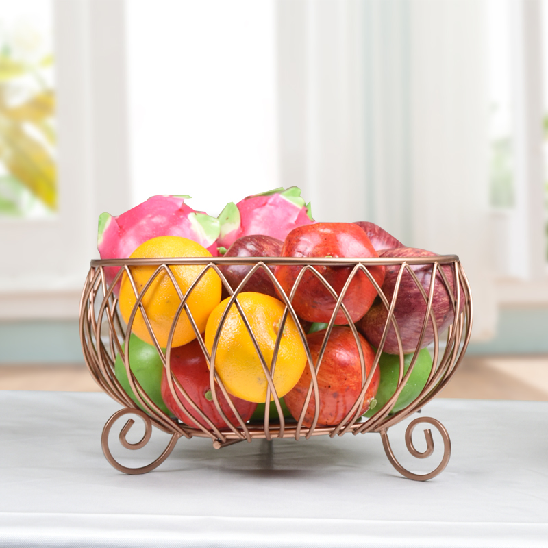 客厅茶几北欧风格水果盘大容量创意时尚果篮精致简约零食糖果收纳