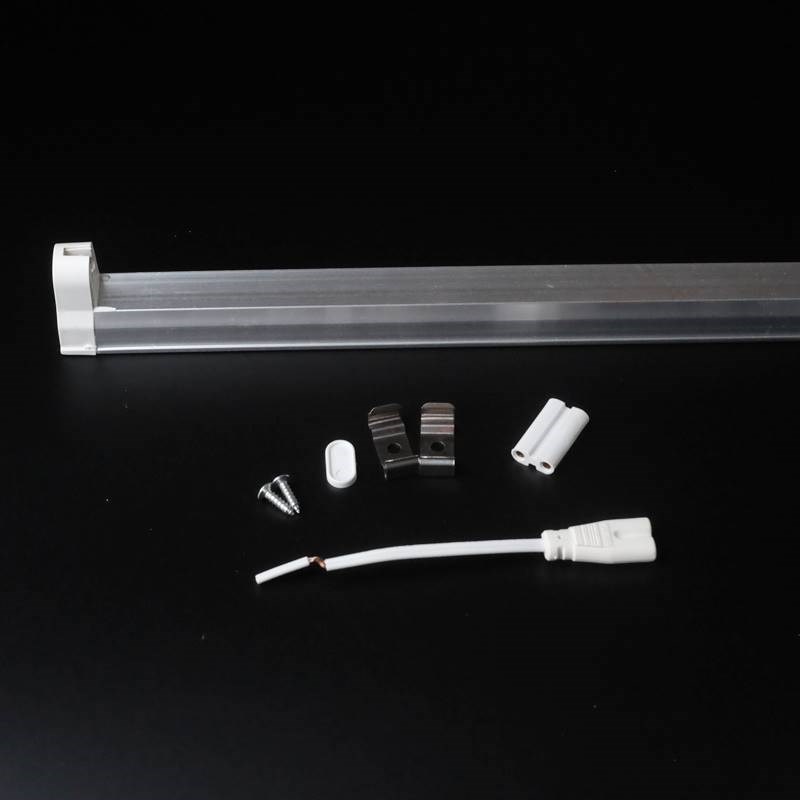 T4灯管支架老式家用长条日光灯架镜前灯底座28w 节能t5荧光灯支架