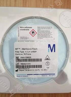 merk密理博孔径5umMF表面滤膜混合纤维膜SMWP09025