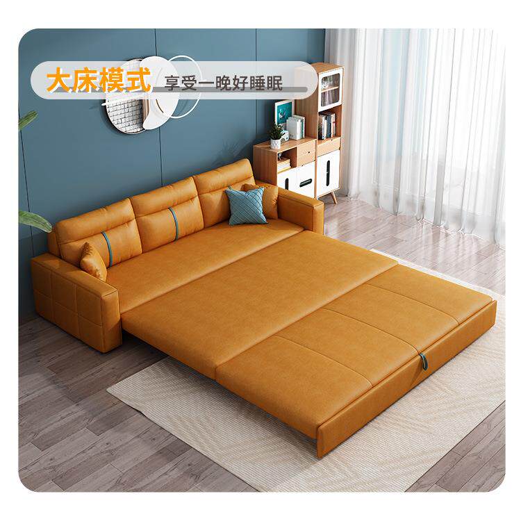 沙发床可折叠两用多功能收纳可伸缩客厅卧室书房小户型沙发床