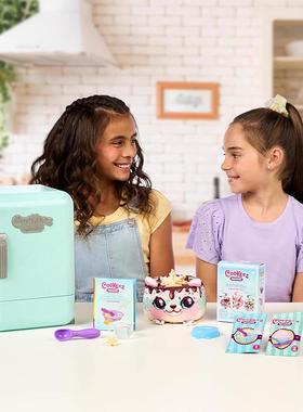 Moose萌趣造物工坊冰箱套组可爱电动仿真女孩过家家玩具