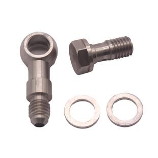 汽车配件涡轮增压器供油螺栓套件M10X1.5毫米/4AN+1.8mm节流器