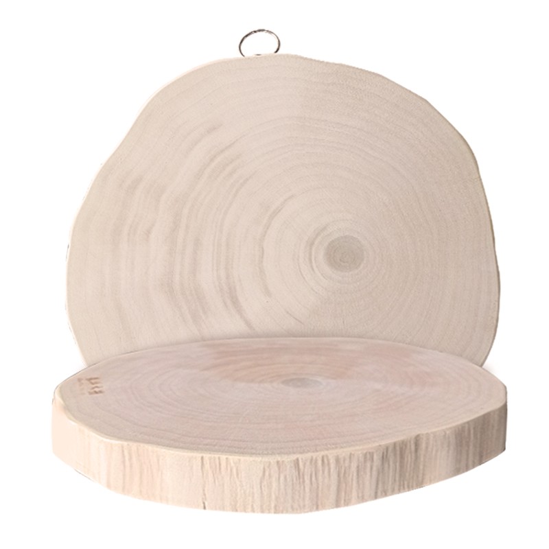 银杏木砧板白果木菜板家用整木轻便舌尖原木无胶环保