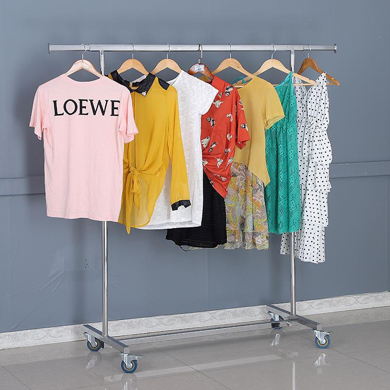 钛金电镀服装店衣架展示架伸缩折叠单杠龙门架单杠落地架中岛架