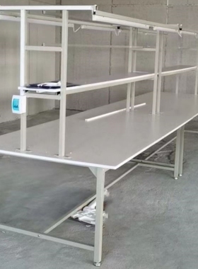 服装裁剪床制衣厂查货检验桌电商仓库包装工作台流水线水槽拉车间