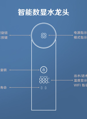 352加热净水器家用直饮ro膜反渗透1800G大水量A418H