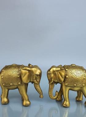 厂家直售精工铜象小象一98465010对家居厅客黄摆件铜装饰摆设工艺