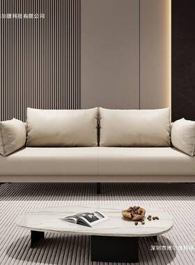 轻奢小户型科技QYY沙客厅卧室沙公寓出租屋发接待休息区三人双布